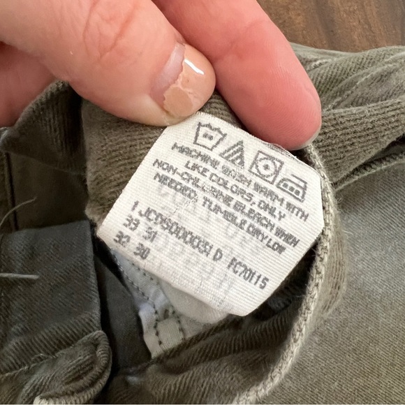 Vintage Lee Casuals Rigid Green Denim High Rise Fit Size 8 Women's - Picture 9 of 13